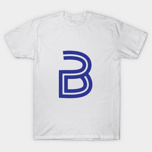 b letter design, b logo design T-Shirt by emofix